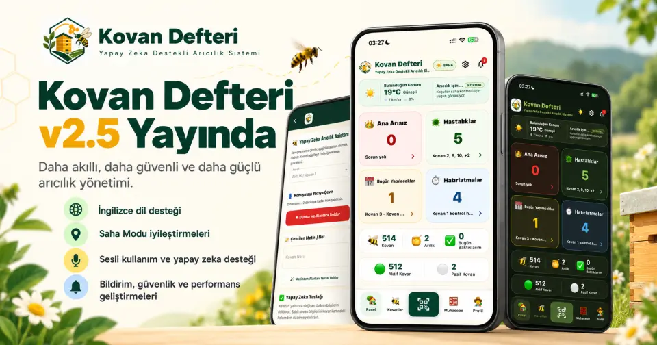 Kovan Defteri v2.5 Yayında: Daha Akıllı, Daha Güçlü, Daha Kullanışlı